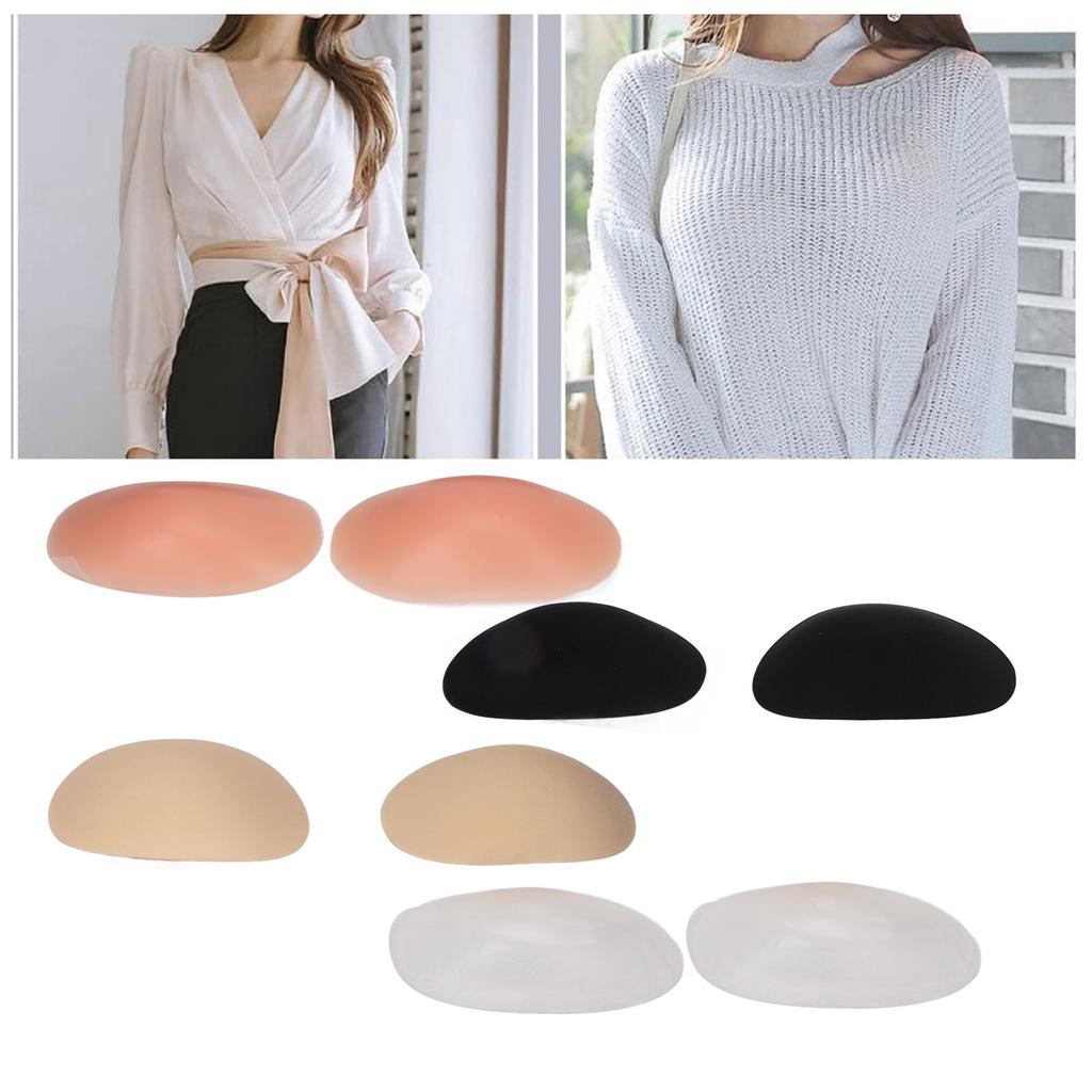 4 пары силиконовых подплечников, мягкие, дышащие, невидимые, съемные, предотвращающие скольжение, самоклеящиеся подплечники для женщин и мужчин