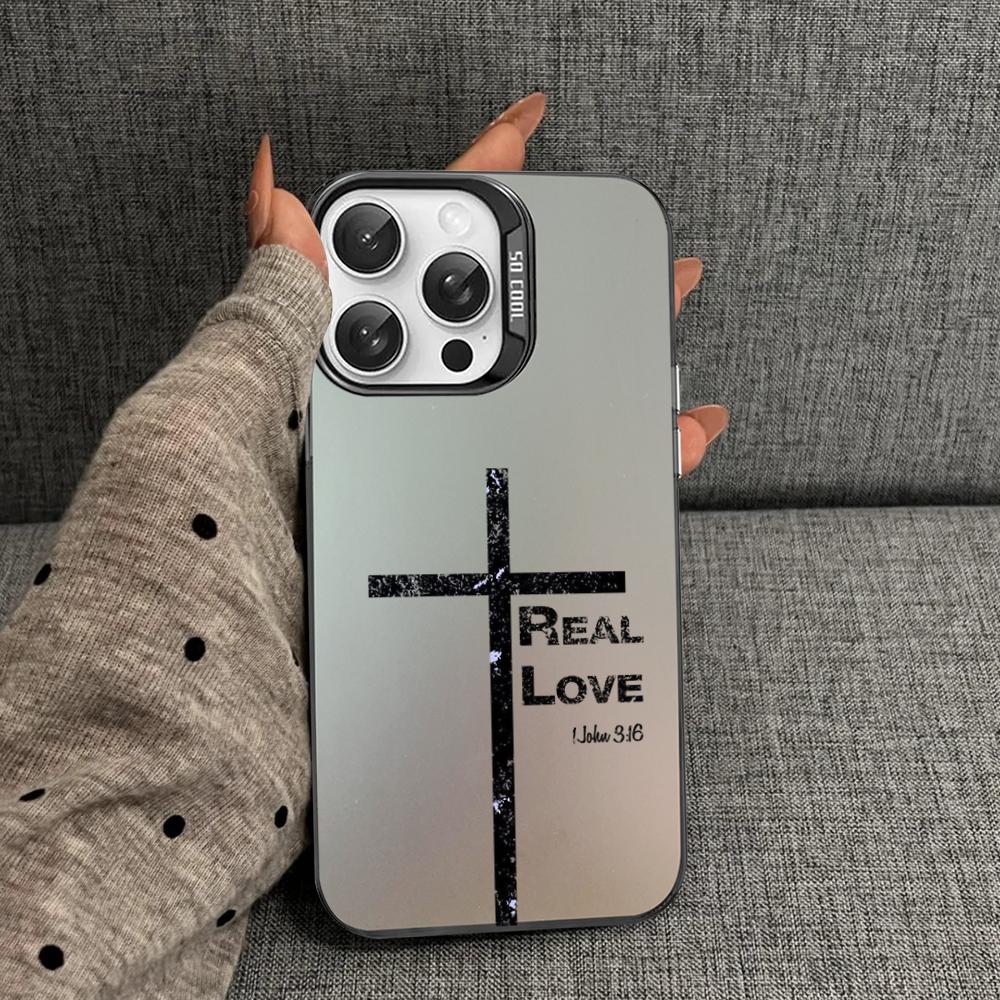 Faith Christian Religious Jesus Phone Case For iPhone 16 15 14 13 12 11 Pro Max X XR XSMAX 8 7 Plus Matte Shockproof Back Cover