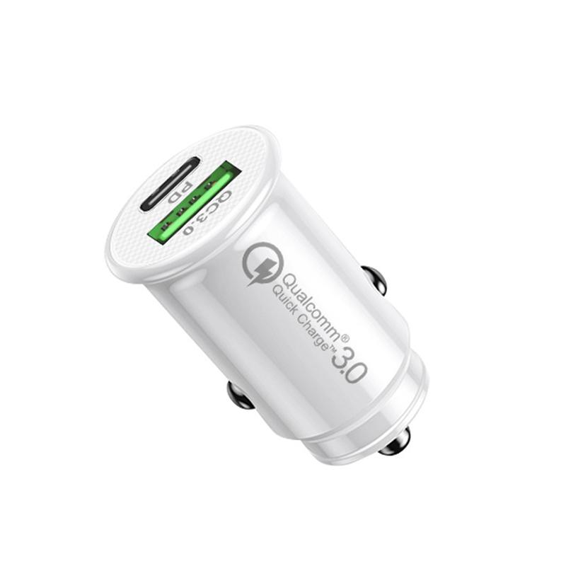 Quick Charger3.0 USB автомобильный разъем адаптер зарядка Type C PD3.0 Dual USB многофункциональное быстрое зарядное устройство для телефона в автомобиле грузовик