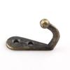 Hat Bag Clothes Towel Organizer Key Holder Coat Hanger Wall Door Single Prong Metal Antique Hooks