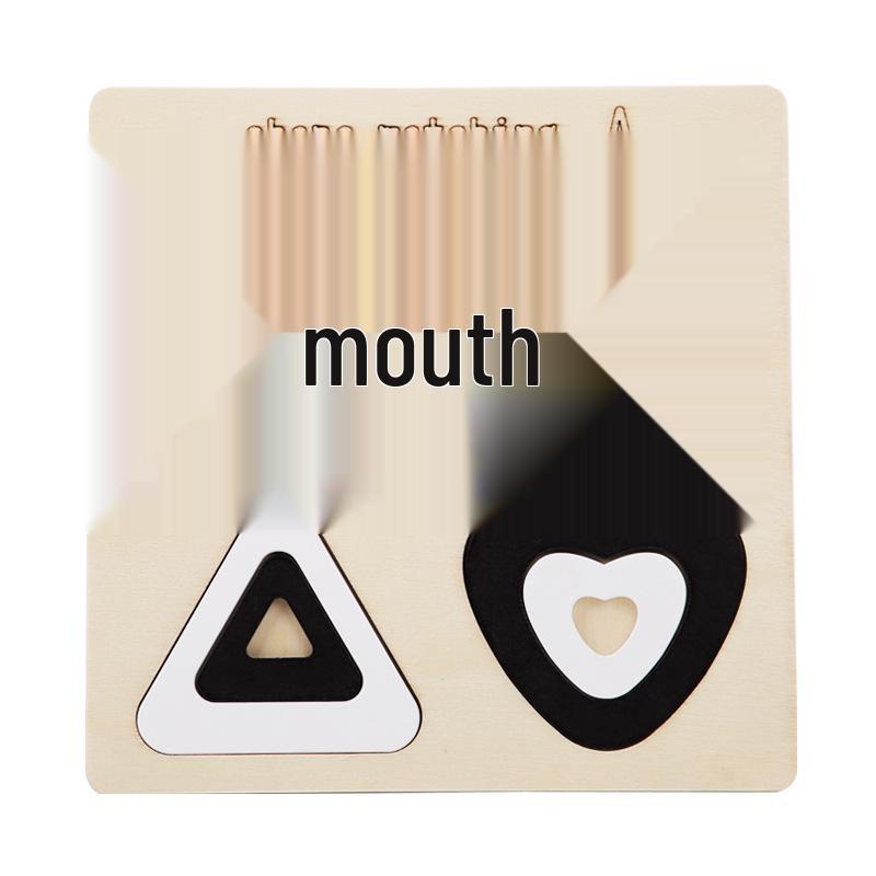 Деревянные крестики-нолики: Детская развивающая логическая игра для двух игроков