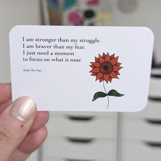 1 комплект, карманная открытка со стихами и сумкой для хранения, снятие стресса, тревога, позитивная жизненная поддержка эмоций, комплект карточек со стихами, подарок для детей и взрослых