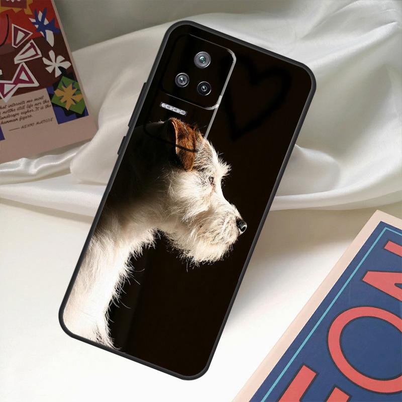 Чехол для собак Джек Рассел Терьер для POCO M6 Pro X3 X4 X5 X6 M5s F3 F5 Xiaomi 13T Pro 12T 11T 12 13 Lite 14 Ultra