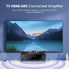 120 Вт HIFI Bluetooth усилитель стерео усилитель декодирования без потерь ЦАП HDMI ARC USB оптический коаксиальный беспроводной усилитель караоке