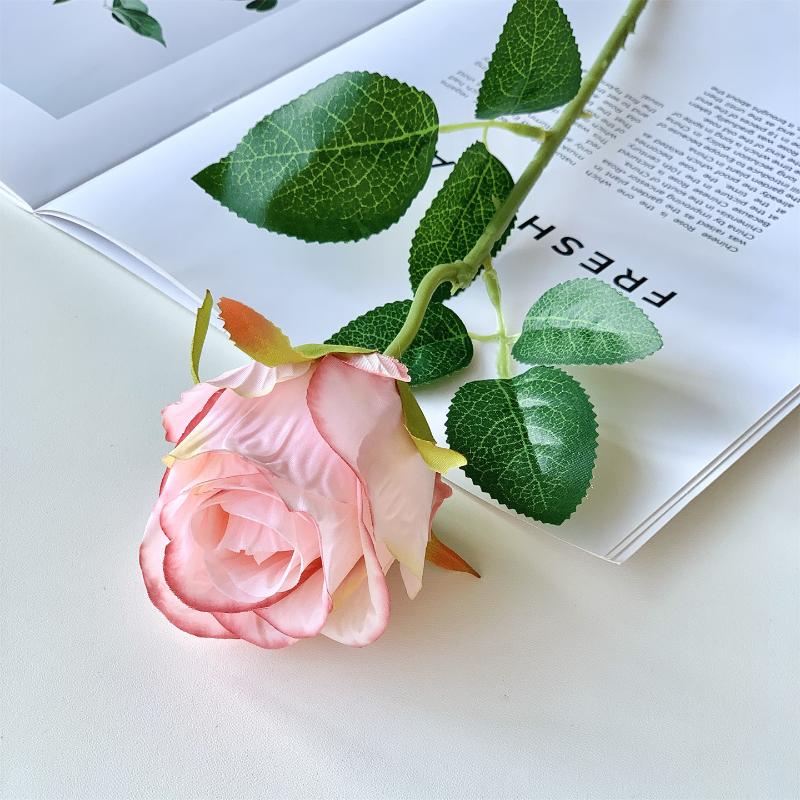 Rose Artificial Flower Wedding Home Decoration Silk Flower Pography Prop Silk Flower Rose