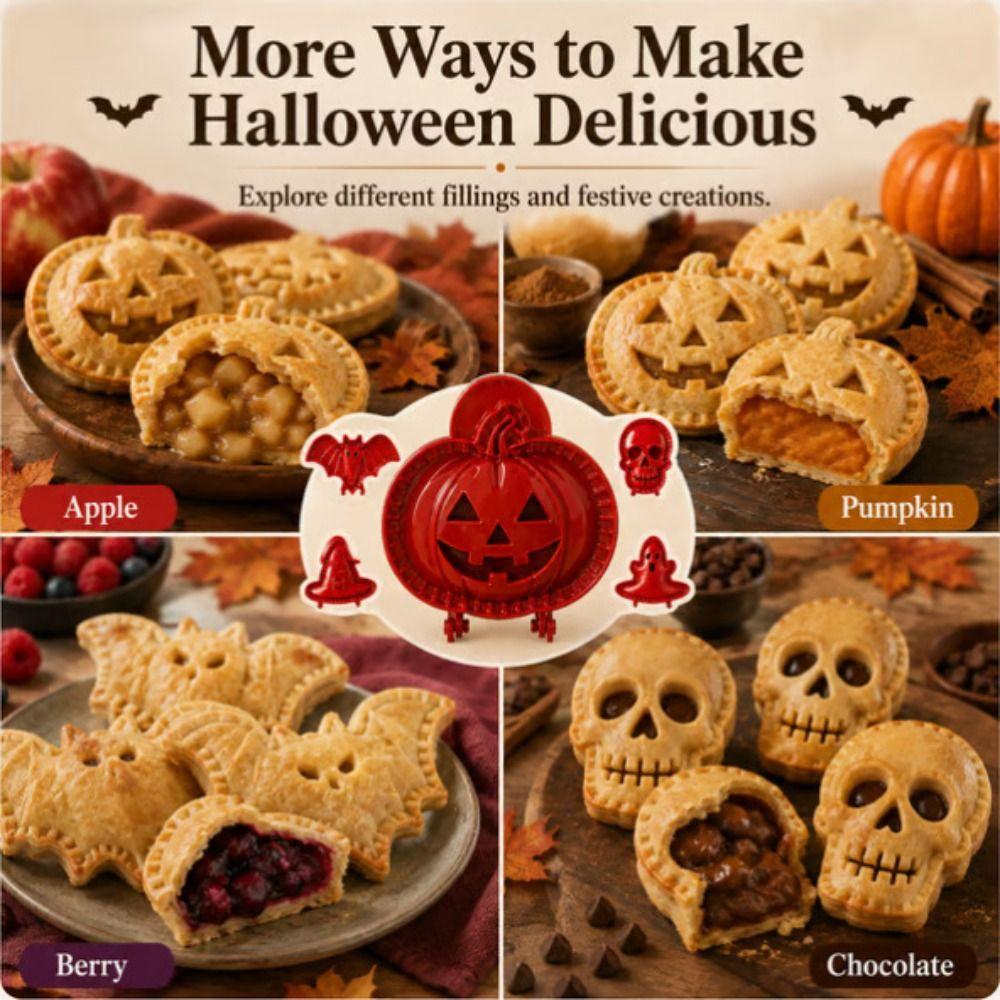 Nonstick Mini Pocket Dough Presser Food Grade Baking Supplies Hand Pie Mold Christmas