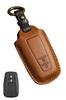 Kinotaka Genuine Leather Smart Key Case for New RAV4 Prius 50 Crown 220 Land Cruiser Prado Late New Corolla Key Cover Toyota, CH-R, Series, Camry,
