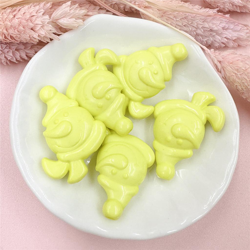 5 шт. акриловые бусины снеговика, аксессуары, материалы из бисера, 23,5*32 мм, рождественский сплошной цвет для изготовления браслетов, сережек, ювелирных изделий, ювелирных изделий своими руками, аксессуары