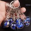 Spherical Luminous Crystal Zodiac Keychain - Virgo & Leo