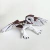 Yousheng 3D Printed Owl Ornament Articulated Barn Owl Figurine Desktop Poseable Owl Stress-Relieving Toy with Flexible Wings And Body Gift for Bird
