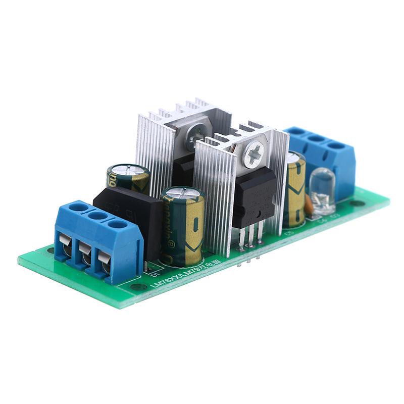 Lm7812 + Lm7912 ±12 В Двойной стабилизатор напряжения Выпрямительный мостовой модуль питания