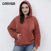 Осенне-зимняя женская толстовка с капюшоном, бархатный теплый пуловер больших размеров, топ с длинными рукавами