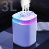 Large Capacity 3 Nozzle Humidifier, Portable Desktop Humidifier, Multi-function Atomizer, Large Capacity Household High Fog Desktop Humidifier