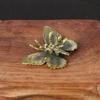 Vintage Brass Butterfly Ornaments Metal Insect Tea Ceremony Tea Pet Crafts Home Decoration Butterfly Statue Ornaments Wholesale
