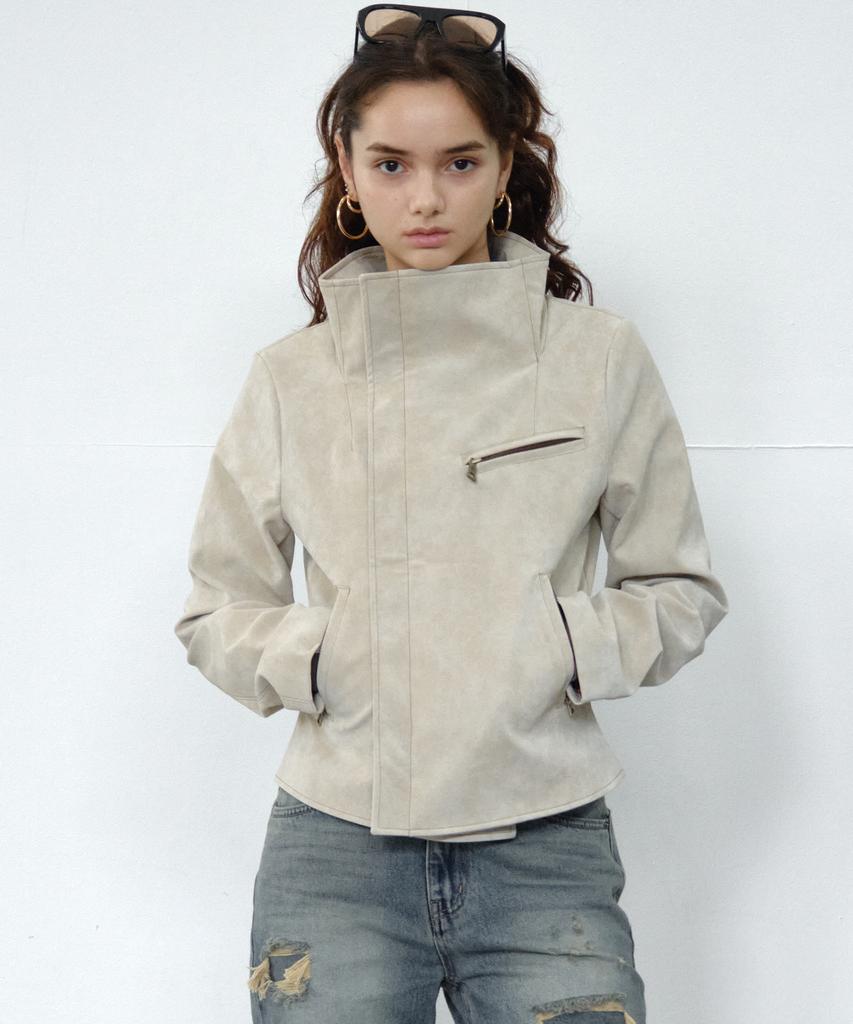 MIDNIGHT MOVE Vt Lt Jacket (Beige)