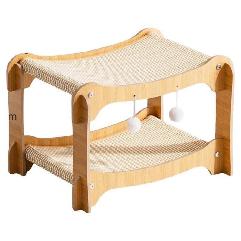 1/2Pc Cat House Cat Scratch All-In-One Cat Bed Sipan Four Seasons Universal Layered Warm Double Sipan Sipan Cat Scratch