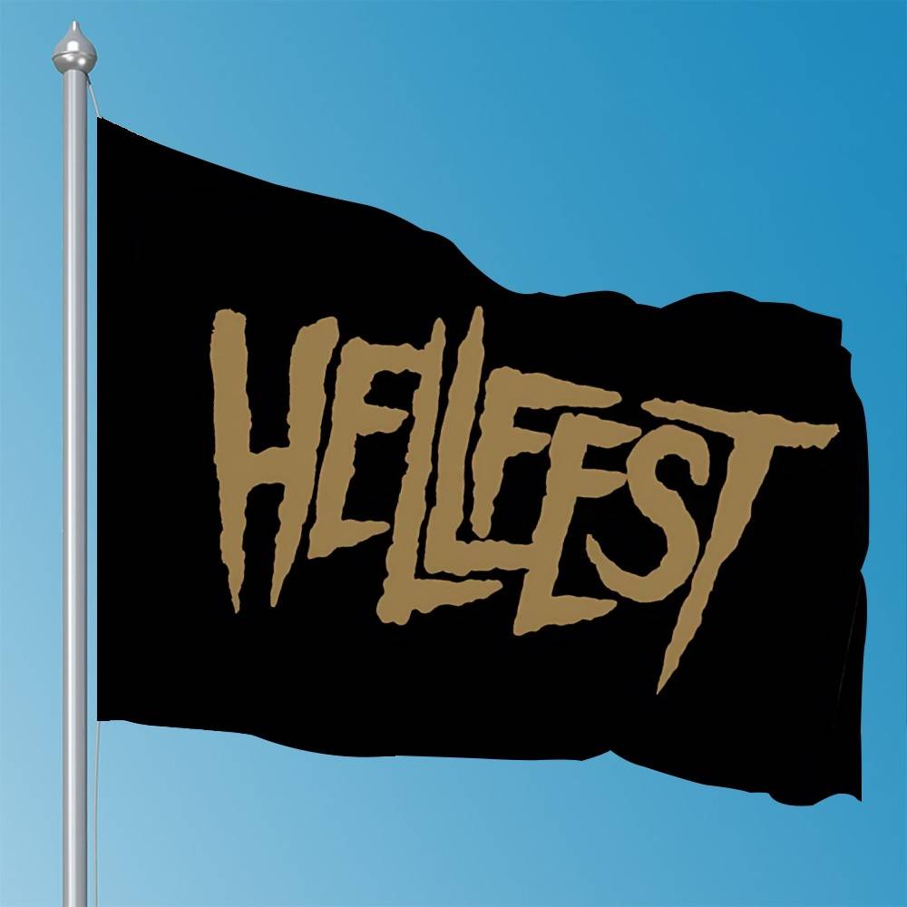 Hellfest Флаги Персонализированные Предметы Флаги Для Спален Дом Забавные