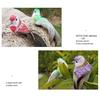 Artificial Foam Feather Animal Bird Figurine Ornament Lawn Yard Garden Decor