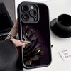 Роскошный чехол для телефона с узором «Цветок лотоса» для iPhone 17 16 15 14 13 12 11 Pro Plus Max 17 Air 16E X XR XS Мягкая силиконовая задняя крышка