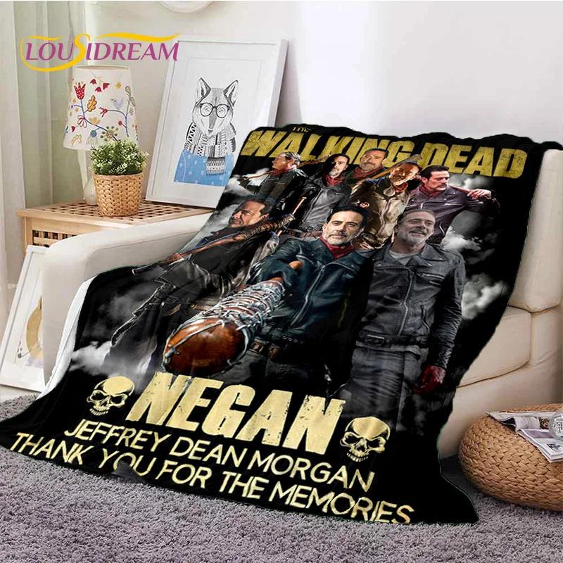 Ходячие мертвецы Линкольн TWD Мягкое фланелевое одеяло для кроватей Спальни Дивана Пикника, Плед для Накрытия на Улице Отдыха Дневного Сна Подарок