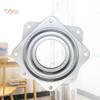 Hara 3 Inch 360 Degree Rotating Kitchen Cabinet Square Bearing Turntable Swivel Plate
