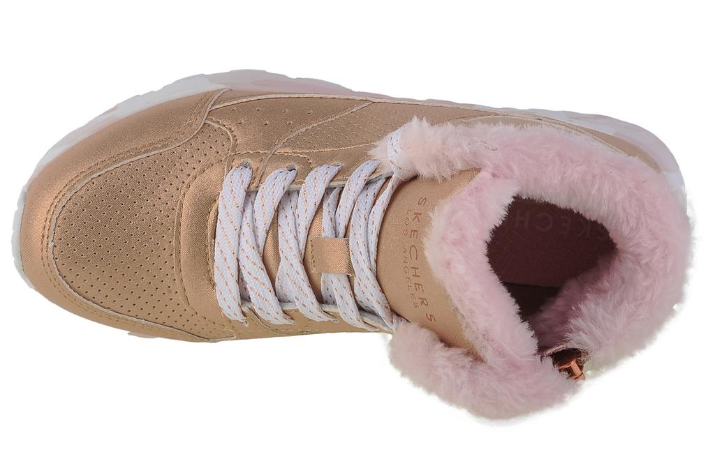 Skechers Uno Lite - Camo Dazzle, для девочек, золотые кроссовки