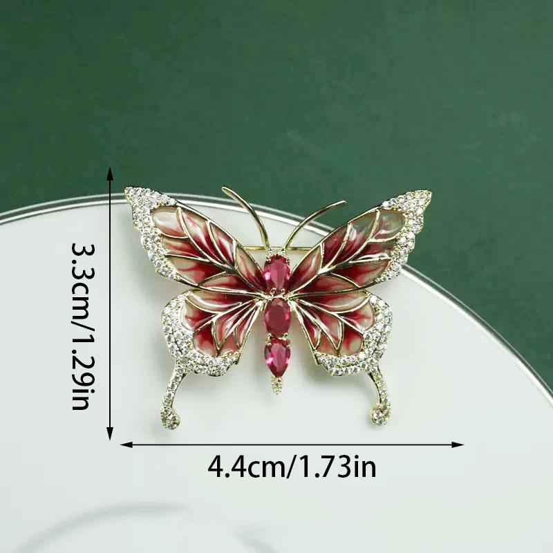 Брошь-бабочка-стрекоза-пчела, насекомое, эмаль, жемчуг, кристалл и стразы, корсажные броши