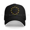 Однотонные панамы-кепки Dad Hats Европа Европейский Союз ЕС Звезды Кепка Козырек Бейсболки Национальный Флаг Кепка с козырьком