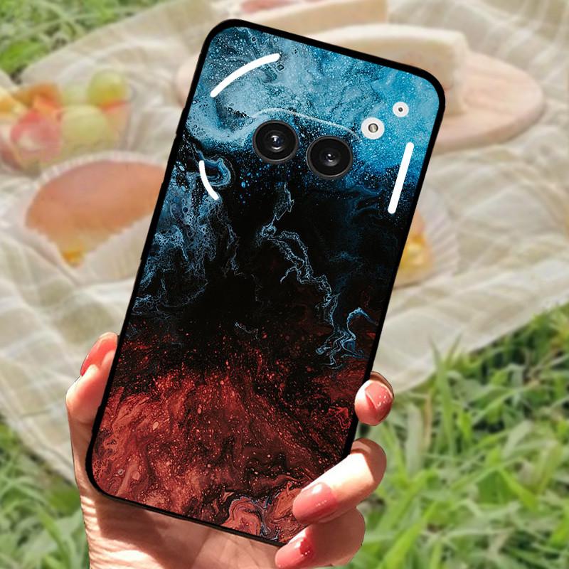 Чехол-бампер для Nothing Phone 2A, силиконовый, мягкий, модный, черный, Full Protective A142 Capa