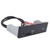 USB3.2 GEN1 концентратор на переднюю панель 5,25 дюйма 19-контактный отсек для оптического привода на передней панели с 2 портами USB 2 Type C разъемом для наушников