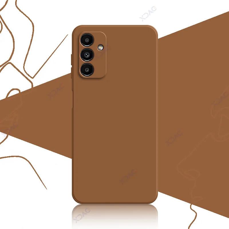 Милые модные силиконовые чехлы для Samsung Galaxy A13 A23 A33 A53 A73 5G SamsungA13 SamsungA23 360 Soft Square Liquid Armor