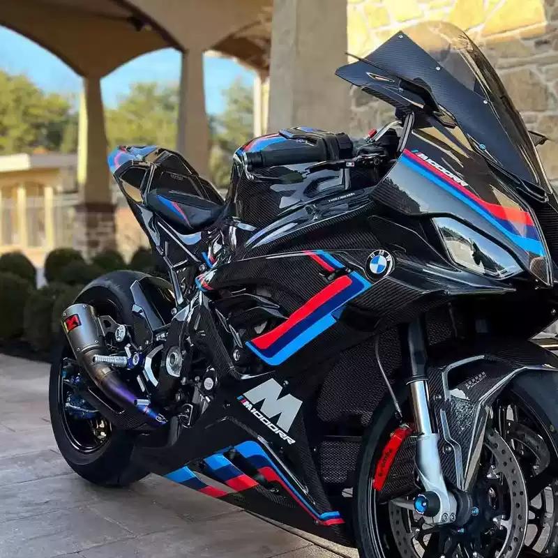 Применимо к BMW S1000RR и M1000RR. Полная оклейка автомобиля. Наклейка на бак с противоскользящим покрытием