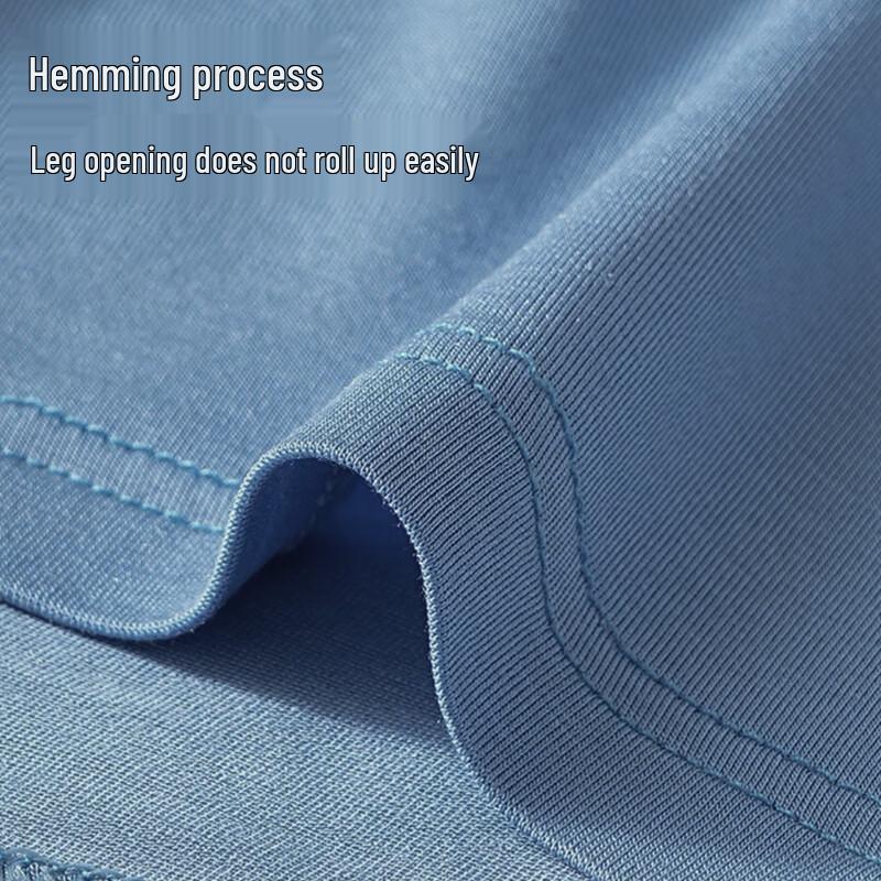 Miiow Men's Silk-Crotch Cotton Breathable Antibacterial Briefs