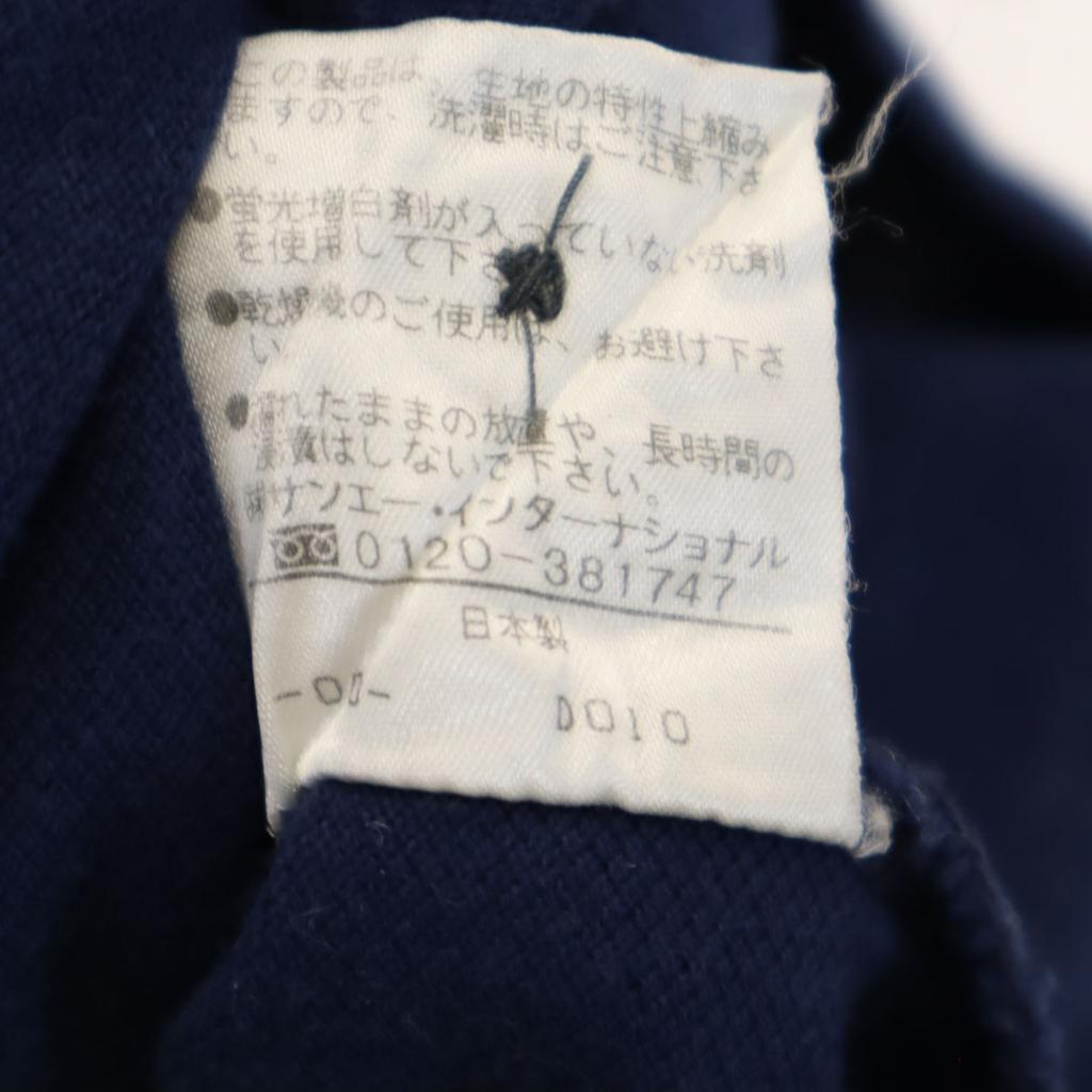 Pearly Gates Сделано в Японии Футболка-поло с коротким рукавом 6 Темно-синий Палевый Мужская Б/У