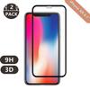 Tempered Glass - iPhone XR - 2 Pack - Black - 3D Full Coverage - 9H Hardness