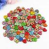 Crafts Arts Scrapbooking Decoration Apparel Sewing Wood Button Sewing Buttons Heart Shape Button