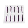 Цветные многоразовые водостойкие самоклеящиеся наклейки для век Eyeliner Stickers для свадеб, танцевальных вечеринокФиолетовый