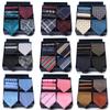 Men'S Gift Box Set Tie Fashion Business Net Color Jacquard Tie Square Scarf