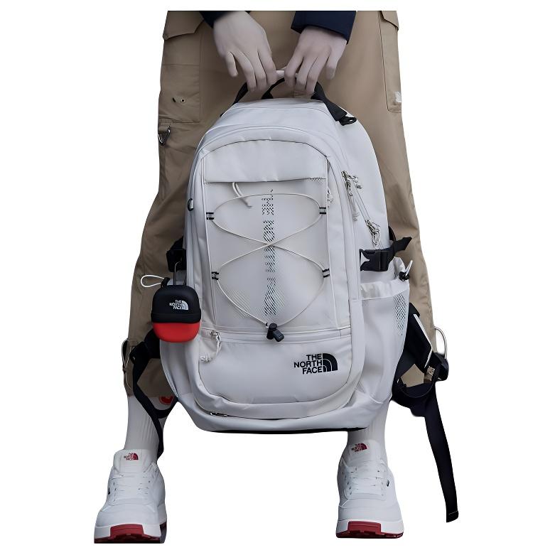 The North Face 32 л Модная сумка на молнии для улицы Мужские сумки Цвет слоновой кости NM2DQ02K