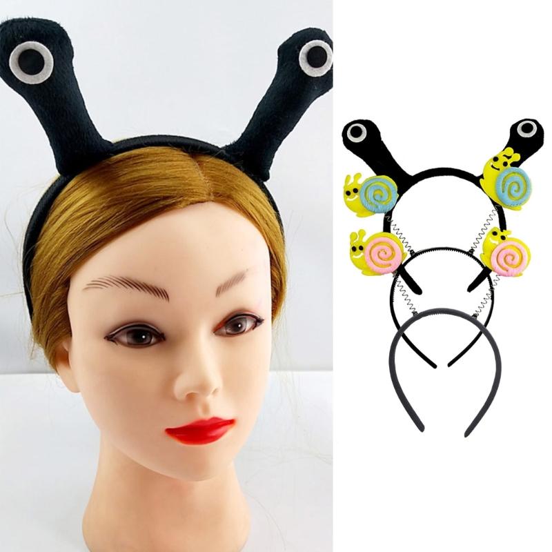 Hair Bands Festive Photo Booth Props Cartoon Snail Headband Party Headpiece Fun Headband for Music Festivals