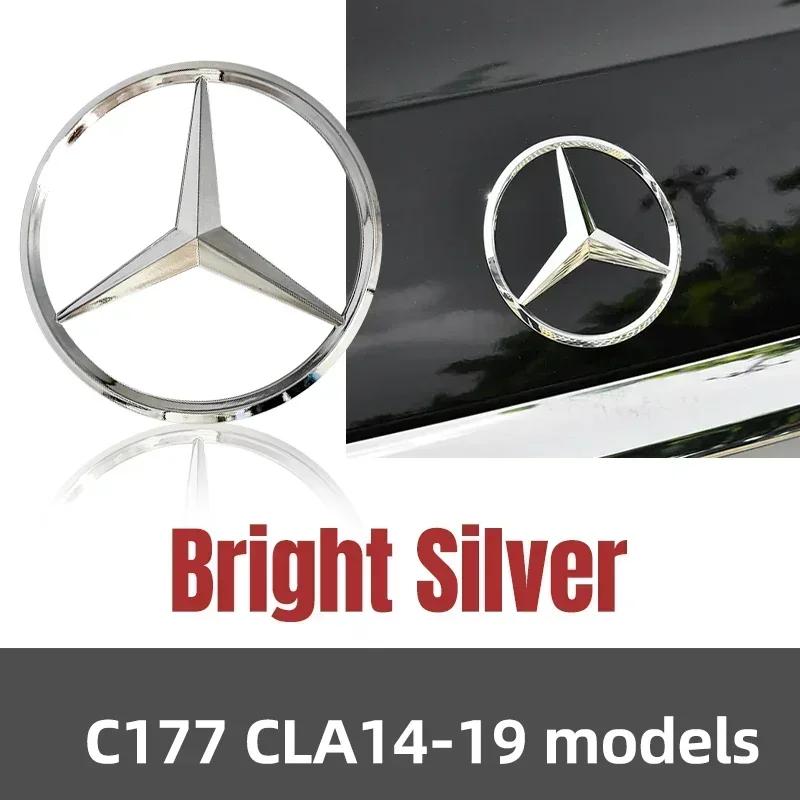 jwlsk5 Car Sticker Hot For Mercedes Benz For Mercedes Benz C177 CLA 14-19 Year 3D ABS silver/Black car rear Tail Trunk emblem badge sti