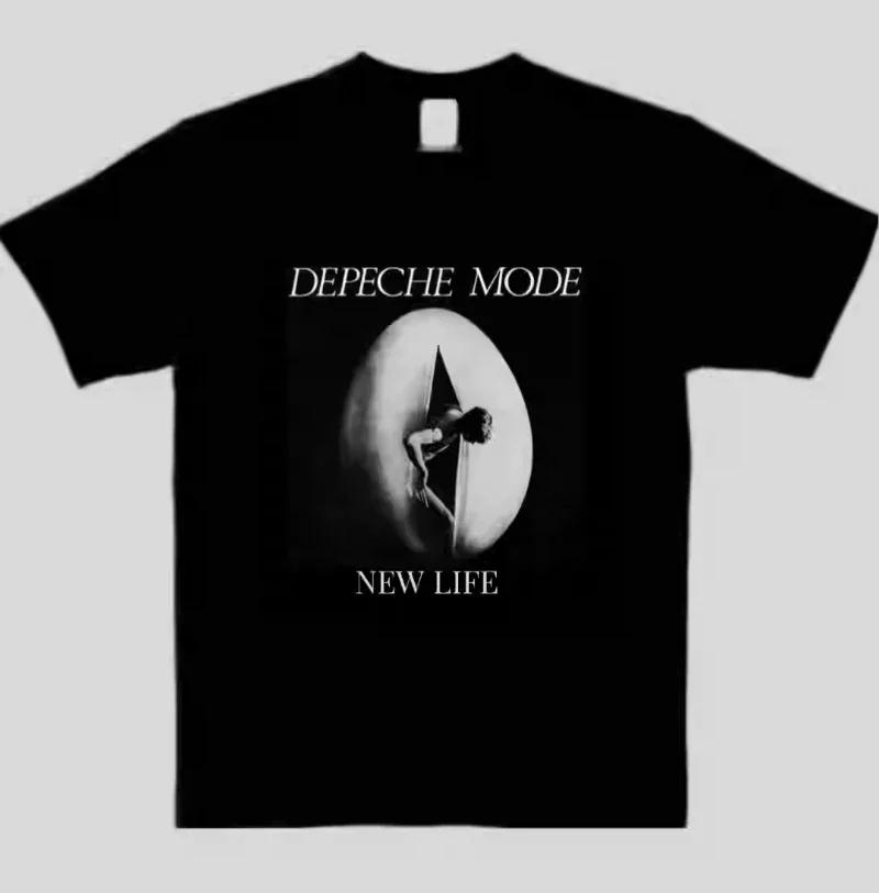 2025 Depeche Mode Rock Short Sleeve Rose Men's and Women's T-shirts Punk American Hip Hop Cotton Tshirts High Quality T-shirt