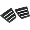 2Pcs Rear Side Window Vent Louver Cover For Dodge Charger 2011-2021 Glossy Black
