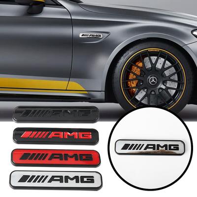 WOOY7 3D ABS Наклейка на багажник и крыло кузова автомобиля Mercedes benz AMG A B C E S GLE CLC Класса W204 W203 W205 W124 W221 W213 W212
