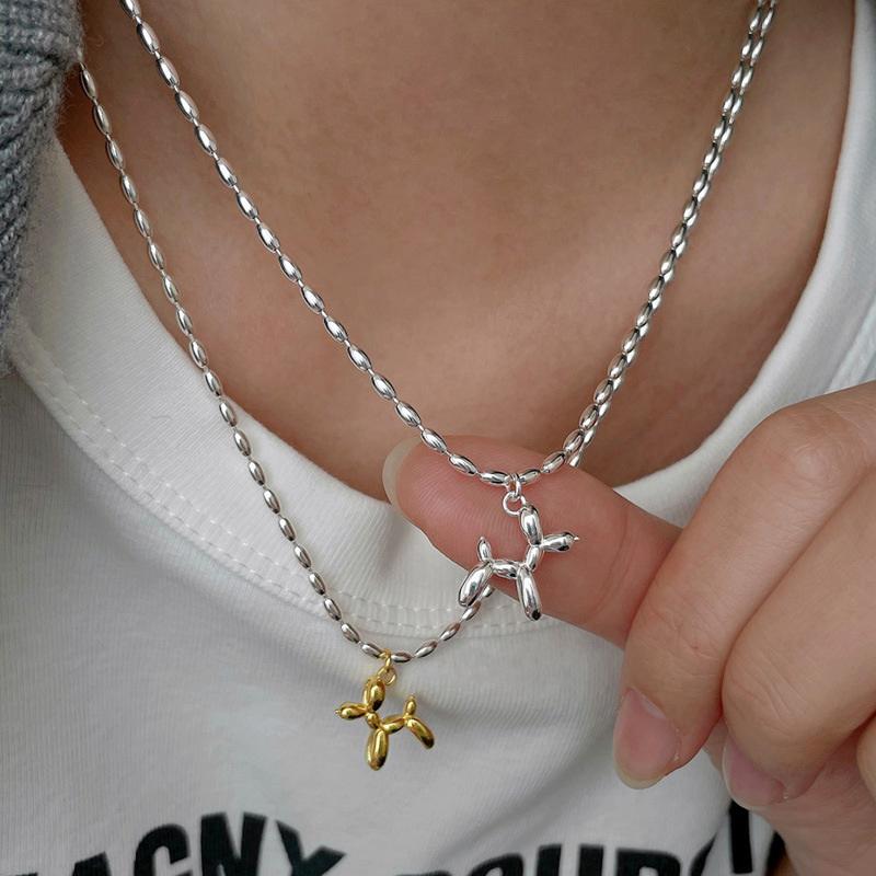 New Love Vintage Olive Beads Chian Necklace For Women Girl Clavicle Choker Sexy Fashion Jewelry Gift Party Collier