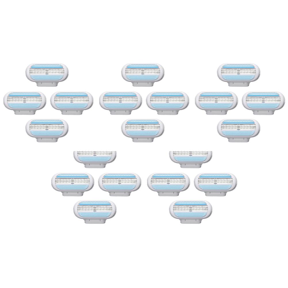 4-20 ШТ. Женские Лезвия для Бритья 3-Слойное Безопасное Лезвие Головка Бритвы Удаление Волос Сменная Головка Женские Лезвия для Бритья для Бритвы Venus