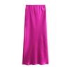 Fashion Kaslead Women's Silk Satin Skirt