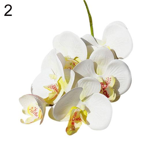 1шт искусственный цветок бабочка орхидея гибкий сад DIY партия свадебный декор