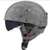 Vintage-Style Open Face Motorcycle Helmet Adults Unisex ABS Half With 3C Certification