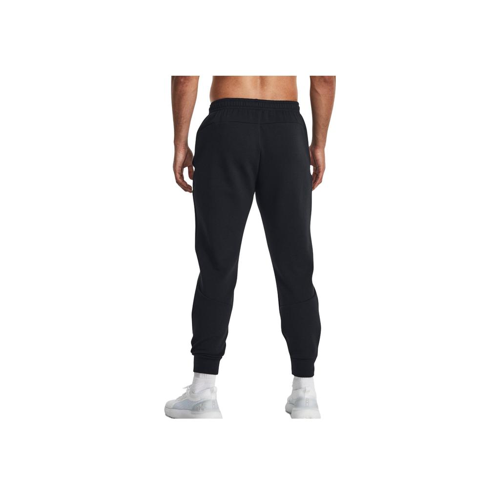 Under Armour Solid Color Jogger Sweatpants Men Bottoms Black 1379808-001